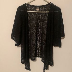 Daytrip Short Sheer Lacy Short Cardigan